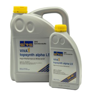 High-Performance Motorenöl SRS Viva1 topsynth alpha LS, 5W-40, 1 und 4 Liter